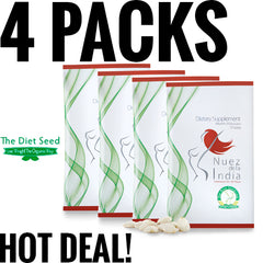 The Diet Seed | Nuez de la India - 4 packs - HOT DEAL!