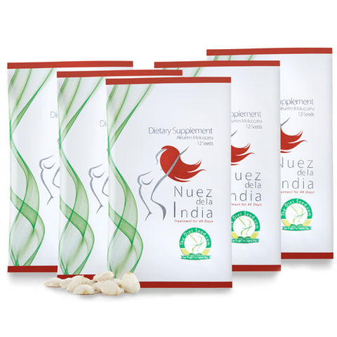 The Diet Seed | Nuez de la India - 5 Packs 12 - Seeds in each Pack